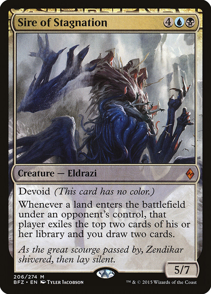 Sire of Stagnation [Battle for Zendikar] | Card Merchant Takapuna