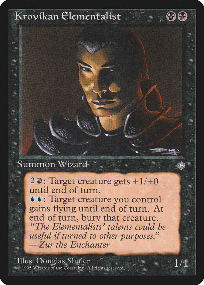 Krovikan Elementalist [Ice Age] | Card Merchant Takapuna