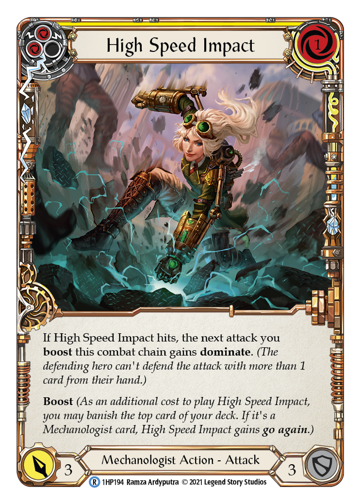 High Speed Impact (Yellow) [1HP194] (History Pack 1) | Card Merchant Takapuna