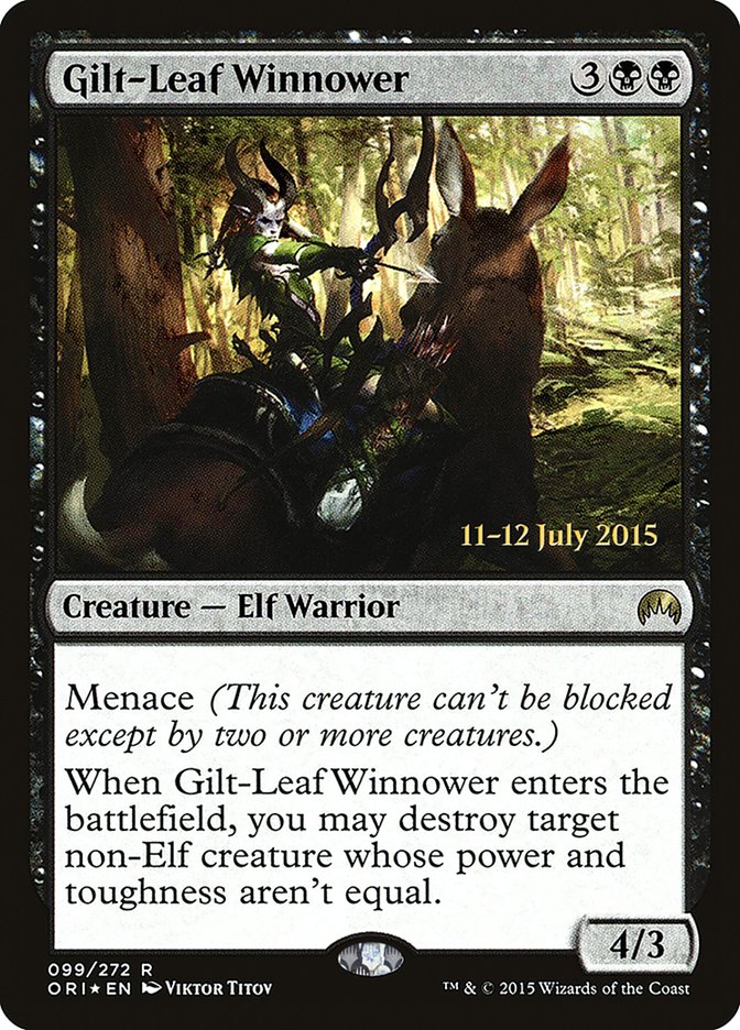 Gilt-Leaf Winnower [Magic Origins Prerelease Promos] | Card Merchant Takapuna