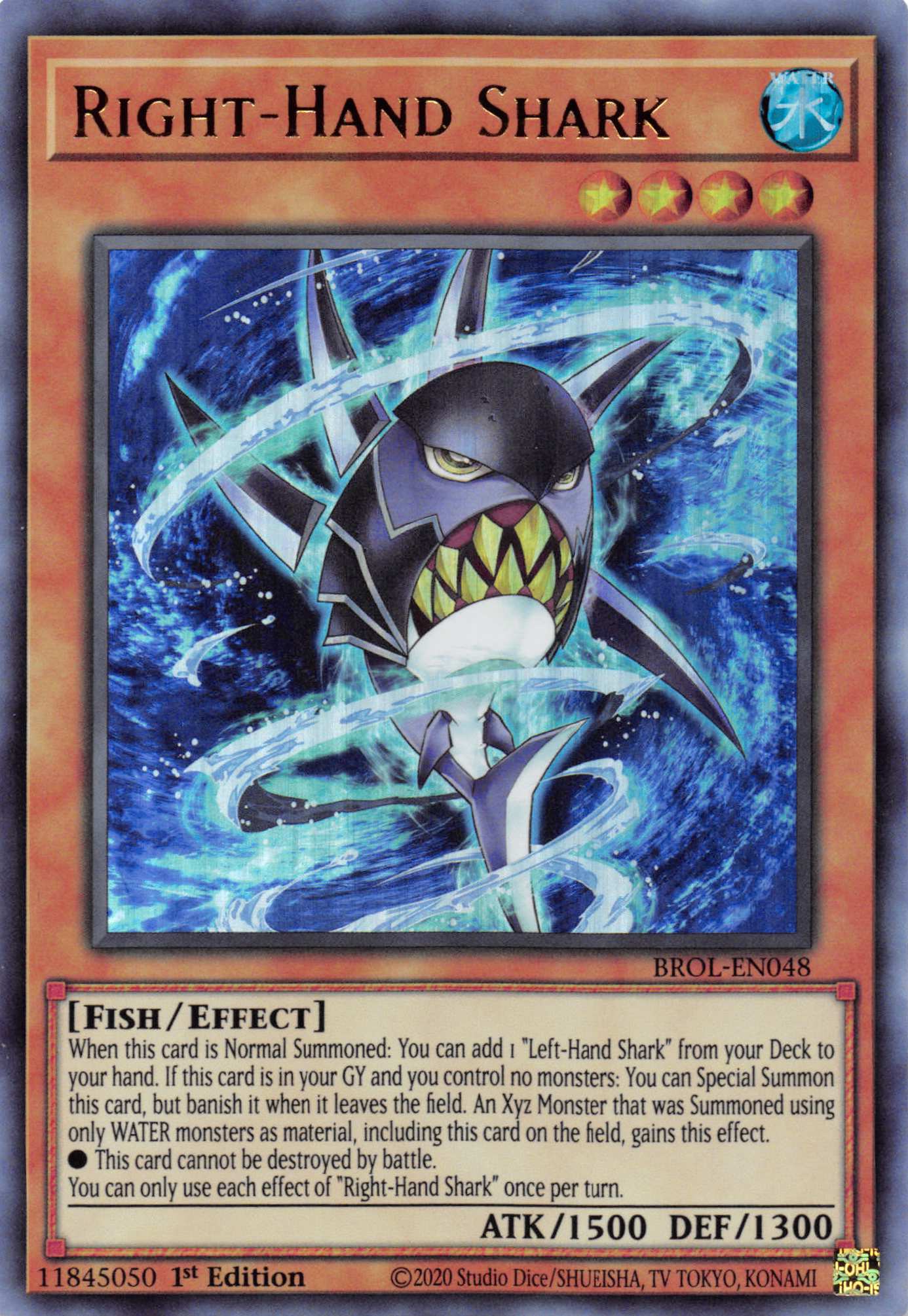Right-Hand Shark [BROL-EN048] Ultra Rare | Card Merchant Takapuna