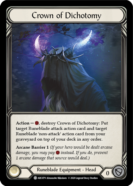 Crown of Dichotomy [U-ARC079] (Arcane Rising Unlimited)  Unlimited Normal | Card Merchant Takapuna
