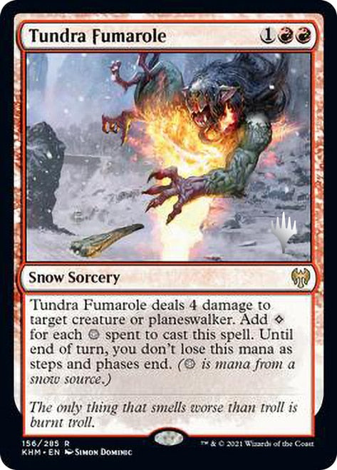 Tundra Fumarole (Promo Pack) [Kaldheim Promos] | Card Merchant Takapuna