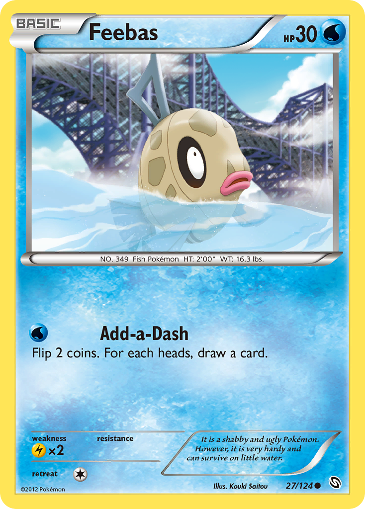 Feebas (27/124) [Black & White: Dragons Exalted] | Card Merchant Takapuna