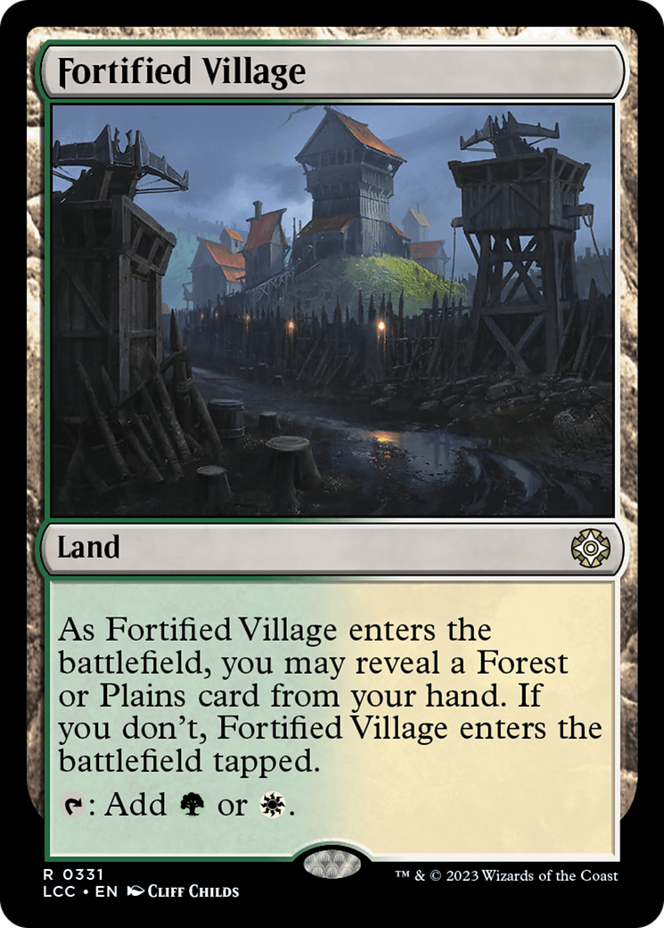 Fortified Village [The Lost Caverns of Ixalan Commander] | Card Merchant Takapuna