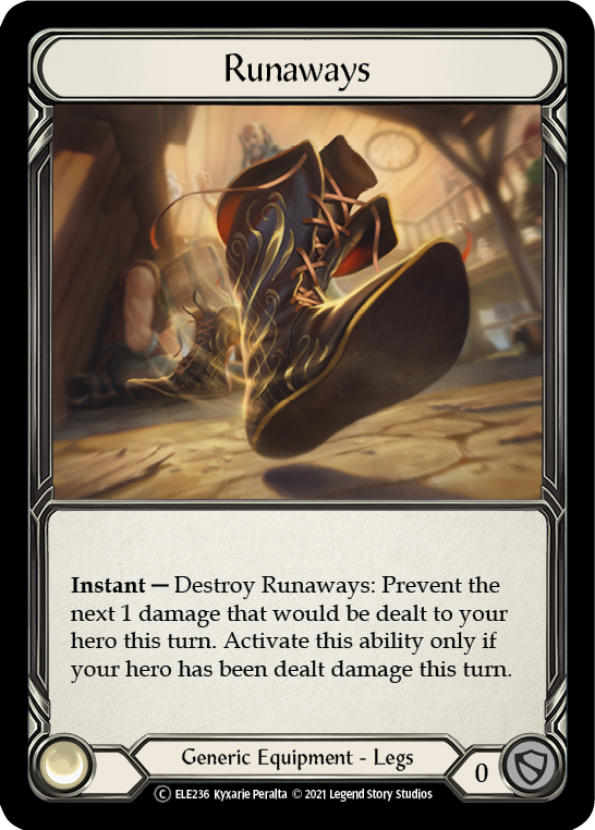 Runaways [U-ELE236] (Tales of Aria Unlimited)  Unlimited Rainbow Foil | Card Merchant Takapuna