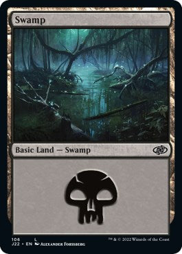 Swamp (106) [Jumpstart 2022] | Card Merchant Takapuna