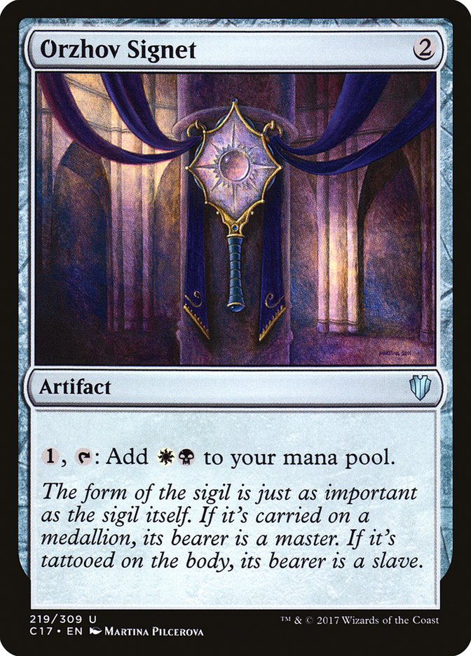 Orzhov Signet [Commander 2017] | Card Merchant Takapuna