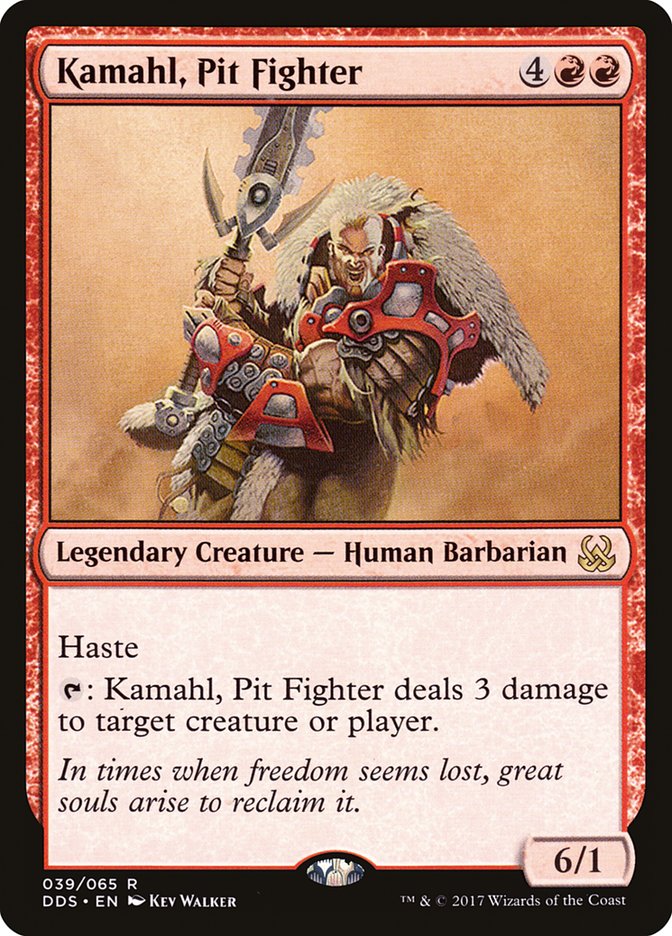 Kamahl, Pit Fighter [Duel Decks: Mind vs. Might] | Card Merchant Takapuna