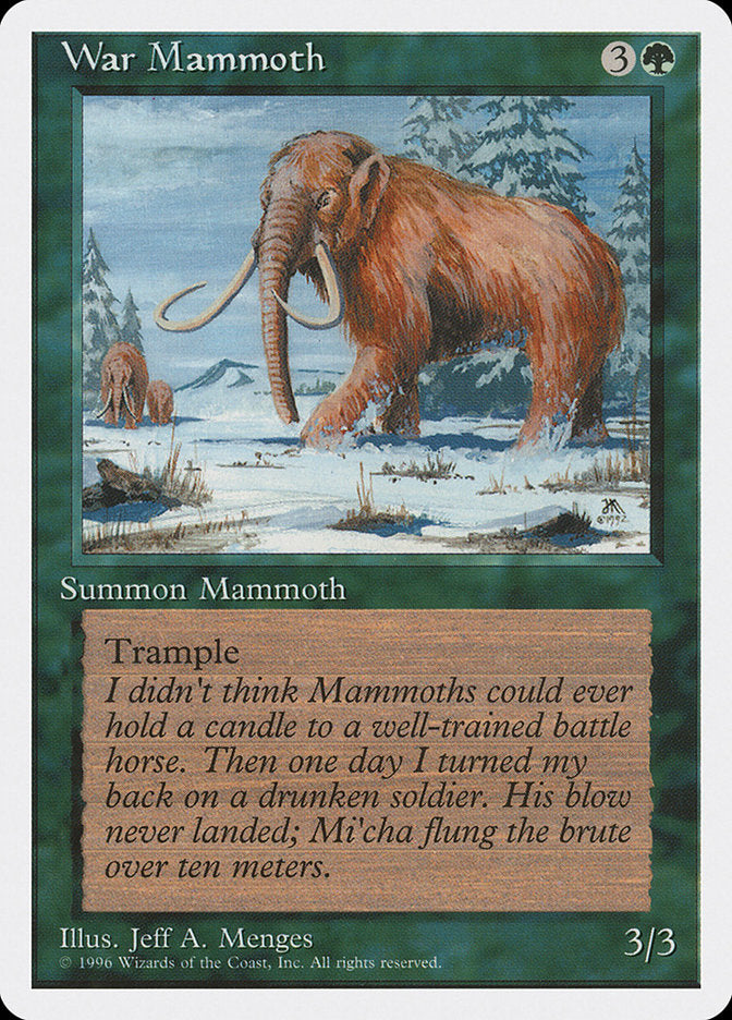 War Mammoth [Introductory Two-Player Set] | Card Merchant Takapuna