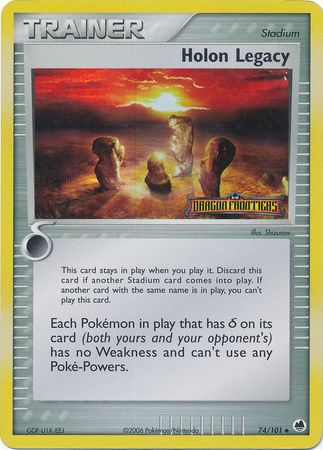 Holon Legacy (74/101) (Stamped) [EX: Dragon Frontiers] | Card Merchant Takapuna