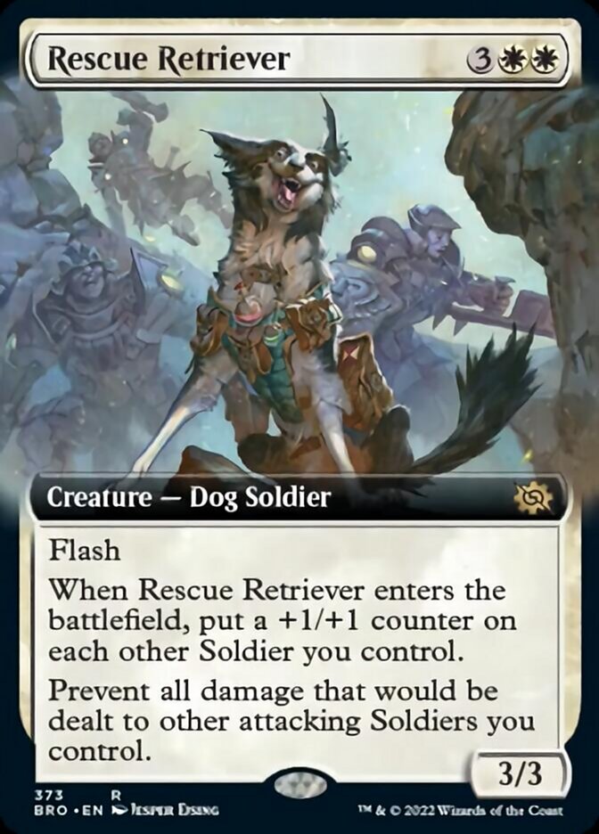 Rescue Retriever (Extended Art) [The Brothers' War] | Card Merchant Takapuna