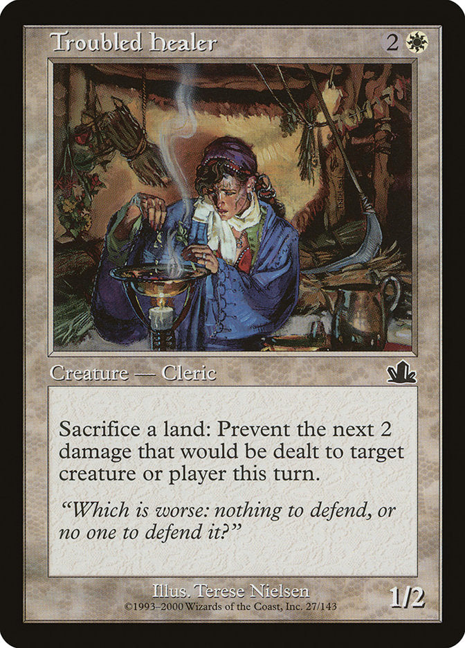 Troubled Healer [Prophecy] | Card Merchant Takapuna