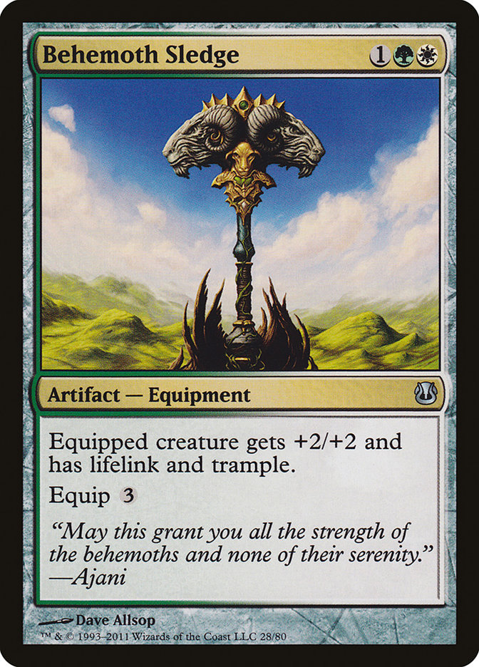 Behemoth Sledge [Duel Decks: Ajani vs. Nicol Bolas] | Card Merchant Takapuna