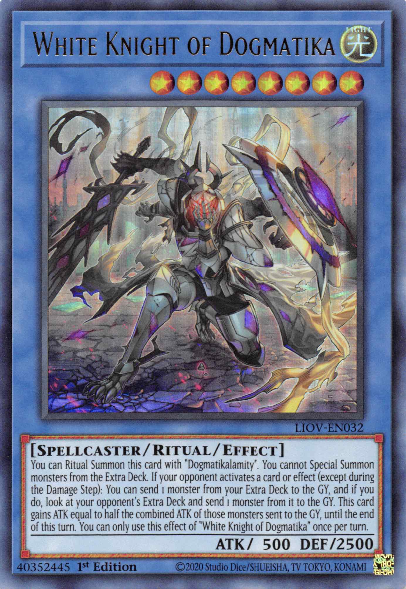 White Knight of Dogmatika [LIOV-EN032] Ultra Rare | Card Merchant Takapuna