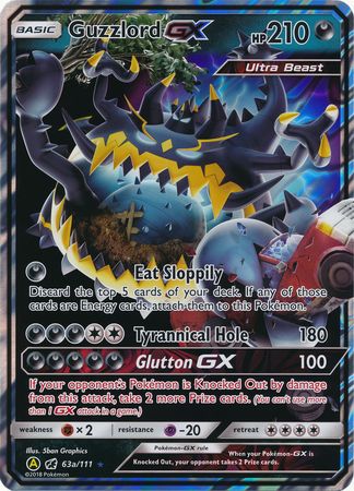 Guzzlord GX (63a/111) (Jumbo Card) [Sun & Moon: Crimson Invasion] | Card Merchant Takapuna