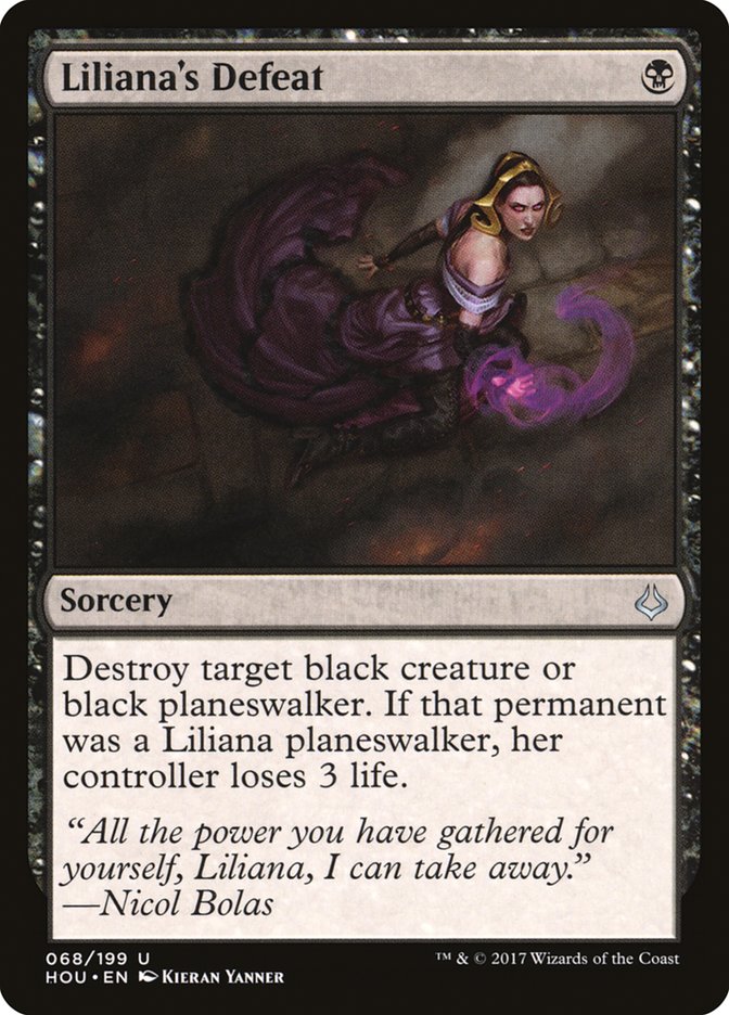 Liliana's Defeat [Hour of Devastation] | Card Merchant Takapuna