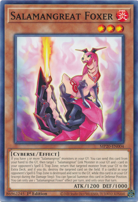 Salamangreat Foxer [MP20-EN004] Common | Card Merchant Takapuna