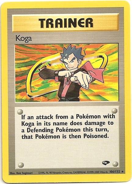 Koga (106/132) [Gym Challenge Unlimited] | Card Merchant Takapuna