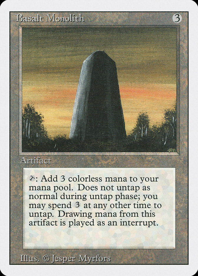Basalt Monolith [Revised Edition] | Card Merchant Takapuna