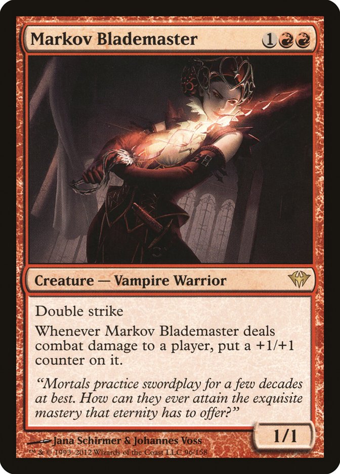 Markov Blademaster [Dark Ascension] | Card Merchant Takapuna