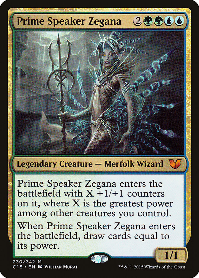 Prime Speaker Zegana [Commander 2015] | Card Merchant Takapuna