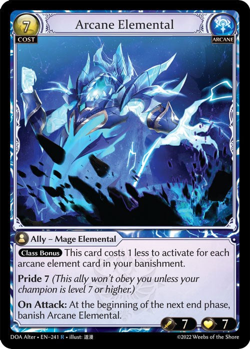 Arcane Elemental (241) [Dawn of Ashes: Alter Edition] | Card Merchant Takapuna