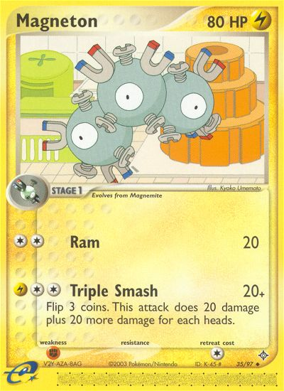 Magneton (35/97) [EX: Dragon] | Card Merchant Takapuna