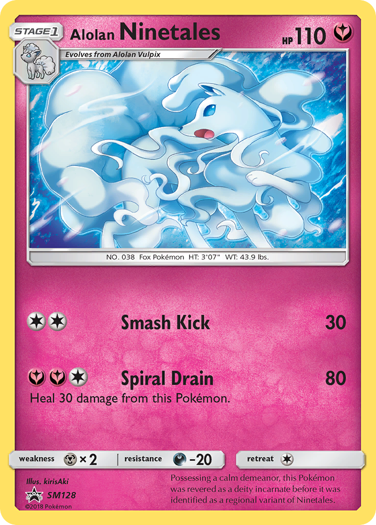 Alolan Ninetales (SM128) [Sun & Moon: Black Star Promos] | Card Merchant Takapuna