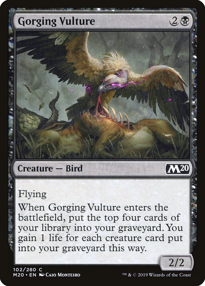 Gorging Vulture [Core Set 2020] | Card Merchant Takapuna