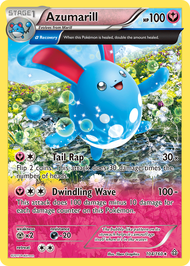 Azumarill (104/160) [XY: Primal Clash] | Card Merchant Takapuna