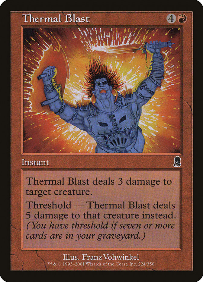 Thermal Blast [Odyssey] | Card Merchant Takapuna