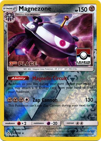 Magnezone (83/156) (League Promo 3rd Place) [Sun & Moon: Ultra Prism] | Card Merchant Takapuna