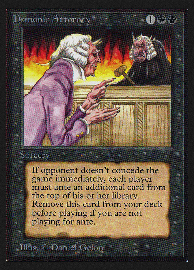 Demonic Attorney [International Collectors' Edition] | Card Merchant Takapuna