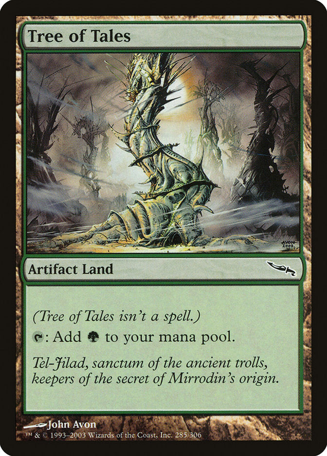 Tree of Tales [Mirrodin] | Card Merchant Takapuna