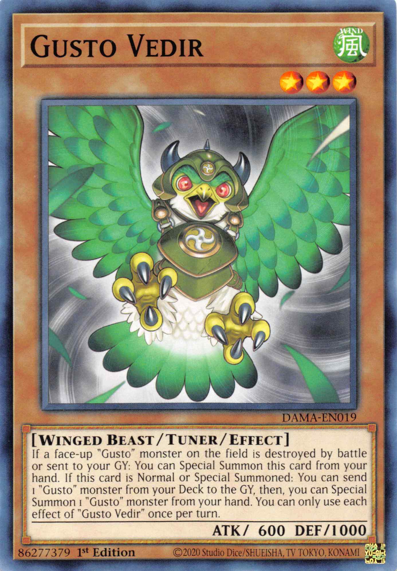 Gusto Vedir [DAMA-EN019] Common | Card Merchant Takapuna
