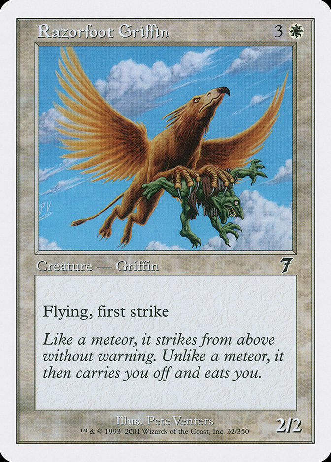 Razorfoot Griffin [Seventh Edition] | Card Merchant Takapuna