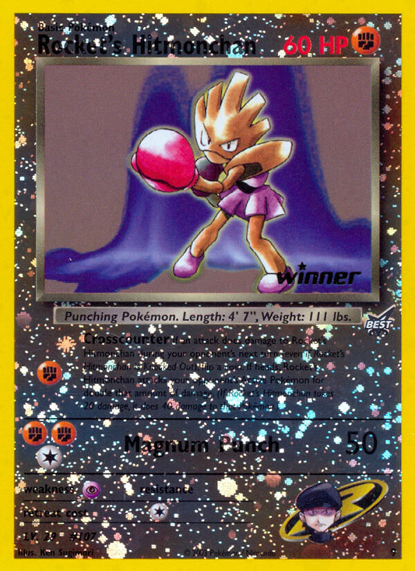 Rocket's Hitmonchan (9) [Best of Promos] | Card Merchant Takapuna
