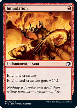 Immolation [Innistrad: Midnight Hunt] | Card Merchant Takapuna
