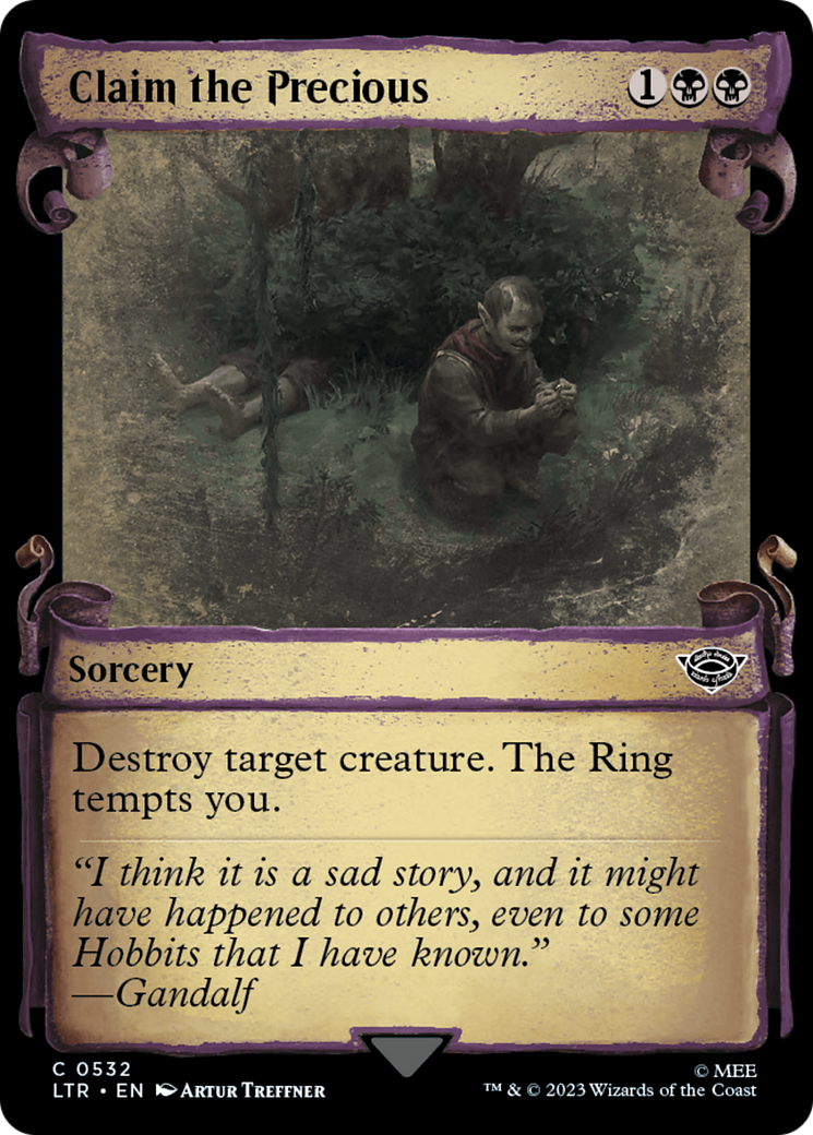 Claim the Precious [The Lord of the Rings: Tales of Middle-Earth Showcase Scrolls] | Card Merchant Takapuna