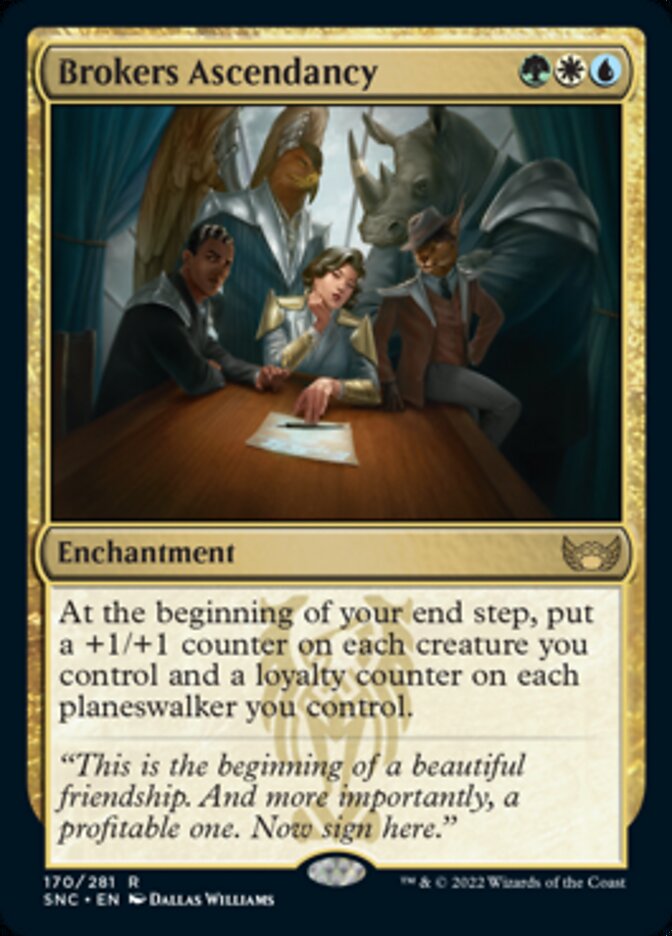 Brokers Ascendancy [Streets of New Capenna] | Card Merchant Takapuna