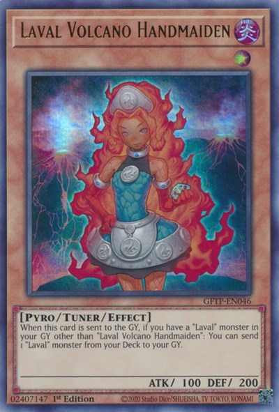 Laval Volcano Handmaiden [GFTP-EN046] Ultra Rare | Card Merchant Takapuna