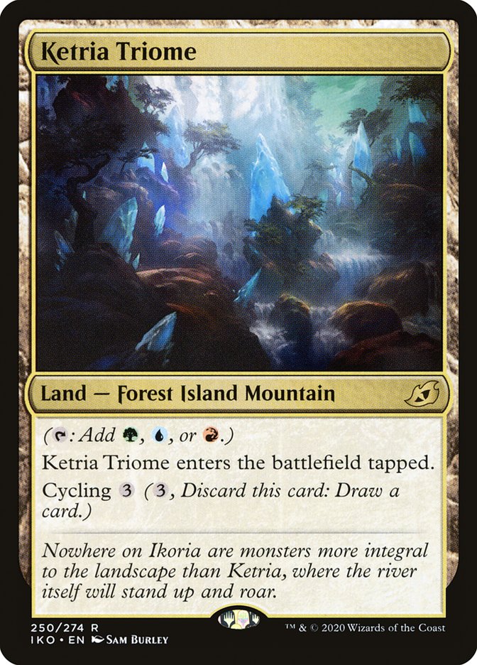 Ketria Triome [Ikoria: Lair of Behemoths] | Card Merchant Takapuna