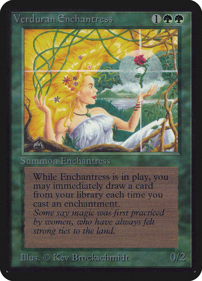 Verduran Enchantress [Alpha Edition] | Card Merchant Takapuna