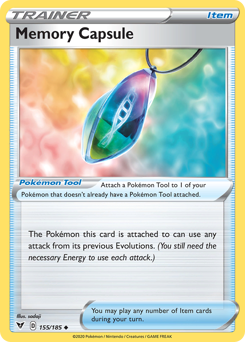 Memory Capsule (155/185) [Sword & Shield: Vivid Voltage] | Card Merchant Takapuna