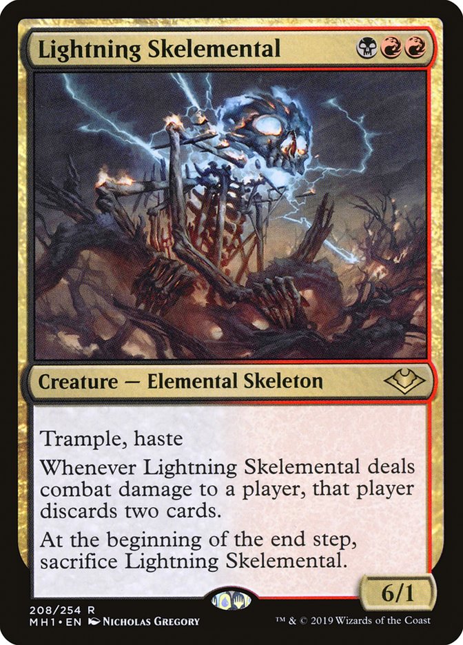 Lightning Skelemental [Modern Horizons] | Card Merchant Takapuna