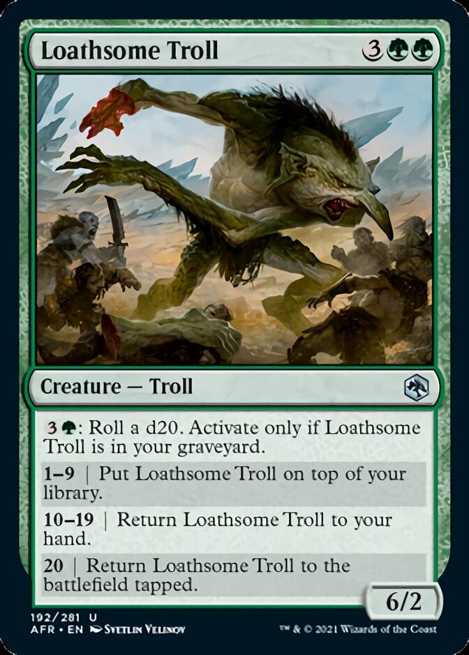 Loathsome Troll [Dungeons & Dragons: Adventures in the Forgotten Realms] | Card Merchant Takapuna