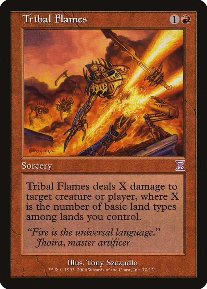 Tribal Flames [Time Spiral Timeshifted] | Card Merchant Takapuna