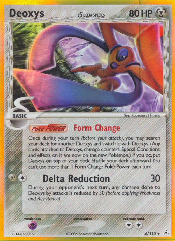 Deoxys (4/110) (Delta Species) [EX: Holon Phantoms] | Card Merchant Takapuna