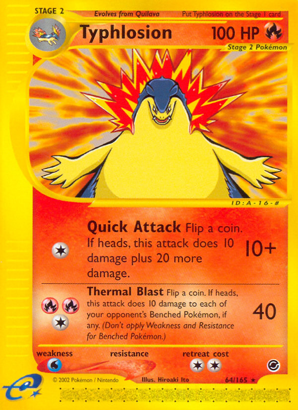 Typhlosion (64/165) [Expedition: Base Set] | Card Merchant Takapuna